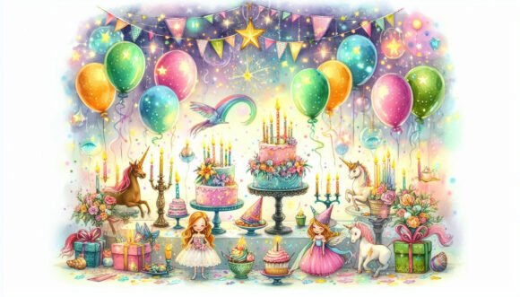Infuse Joy into Every Design with Whimsical Birthday Illustrations
