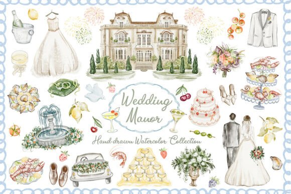 Italian Watercolor Wedding Set: A Designer's Review