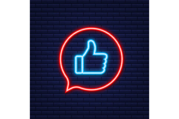 Like, Recommend, Feedback: The Font That Speaks in Neon