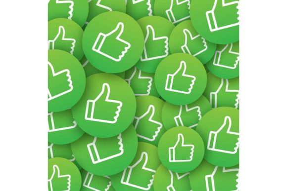 Like Round Sticker Pattern: The Ultimate Social Media Asset