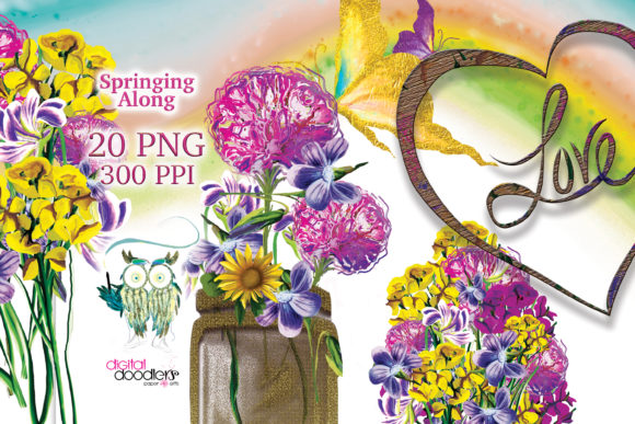 Springing Along Floral Graphics: A Fresh Take on Modern Design