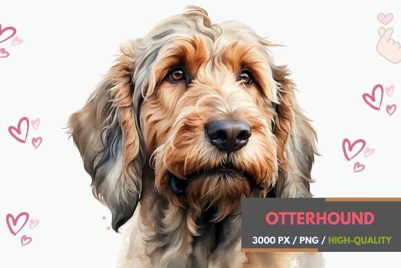 Unleashing the Otterhound: A Designer's Guide to This Rare Breed Art